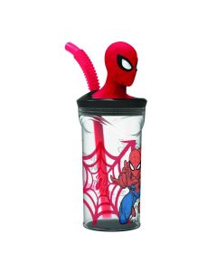 Vaso con soberte y Figura de Spider-Man