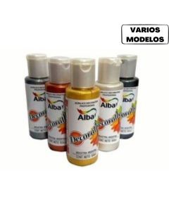 Acrilico alba chico metalizados 'Varios colores'