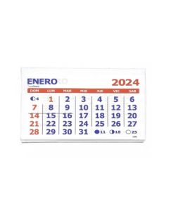 Calendario 2024 12 ml. 9x16 cm. xUnidad