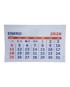 Calendario 2026 30 ml. 23x32 cm. xUnidad