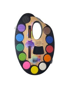Acuarelas x12 unidades Paleta