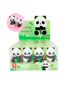 Sacapuntas + goma panda