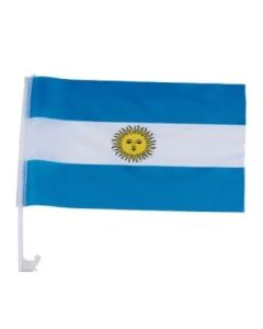 Bandera argentina para el auto