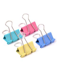 Broche binder 41 mm color pastel Pack de 2 unidades