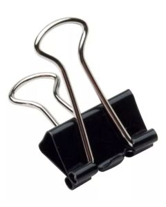 Broche Binder Negro 41 mm Pack de 2 unidades