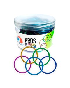 Aro para carpeta 50 mm. Metalico de color xUnidad