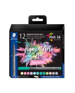 Marcadores punta pincel x12 Pigment Art Pasteles