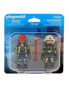 Playmobil x2 bomberos 13 piezas