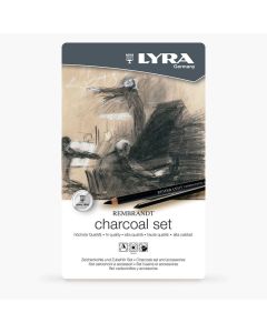 Lapices charcoal set en lata