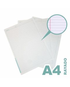 Repuesto A4 40 Hojas Rayadas