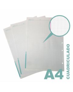 Repuesto A4 40 Hojas Cuadriculadas
