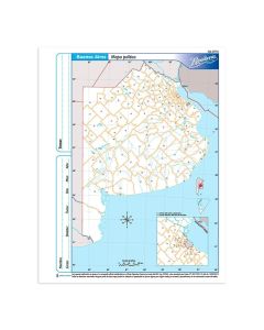 Mapa N°3 x4 unidades BUENOS AIRES politico