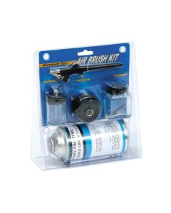 Set de aerografo con accesorios y garrafa