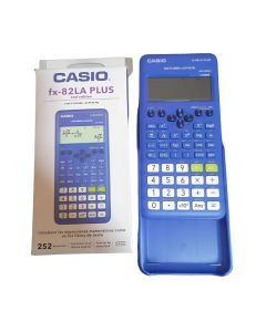 Calculadora Científica Casio Fx-82la Plus-2 252 Funciones Color Azul
