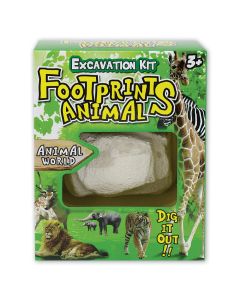 Kit de excavacion Footprints animal