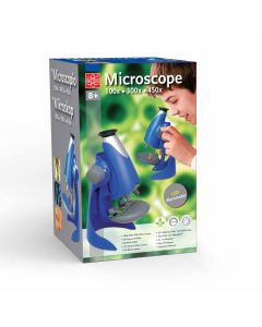 Juego set de microscopio con luz led