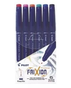 Microfibra frixion fineliner x6 unidades