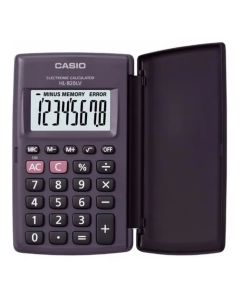 Calculadora 8 digitos con tapa (HL820LV-WE)