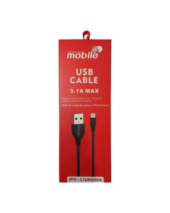 Cable Mobile TIPO IPHONE 1.2 M (pm-usb-002)