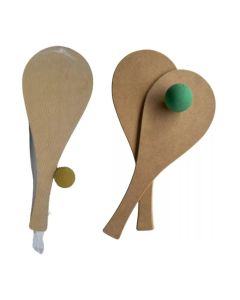 Set De Paletas De Madera Con Pelota