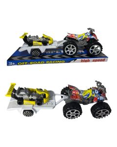 Cuatriciclo con acoplado y karting (179160)