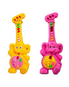 Didactico Guitarra Elefante Luz Y Sonido En Caja