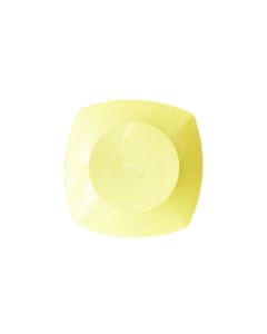 Plato cuadrado apto para microondas amarillo pastel chico