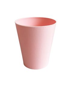 Vaso plastico conico chico rosa pastel