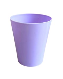 Vaso plastico conico chico lila pastel