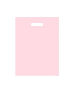 Bolsa friselina rosa pastel