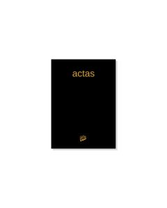 Libro de actas 17cm x 27cm oficio 200 pag.