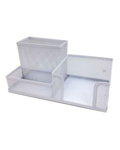 Organizador metal locto plateado