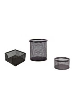 Set oficina 3 piezas metalico en varios colores