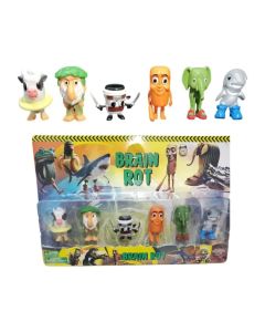 Muñecos Brainrot Italian Blister Tralalero Tralala Tung X6