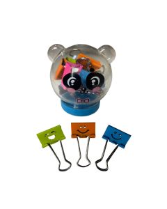 Broche Binder Ositos Con Caritas color x20