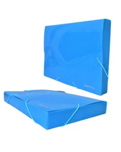 Carpeta Tipo Caja Archivo 3 Solapas PVC 4 cm Varios Colores