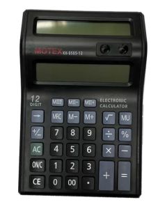 Calculadora grande motex kk-8585-12 12 digitos doble visor