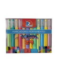 Marcadores acrilicos Ezco x24 unidades