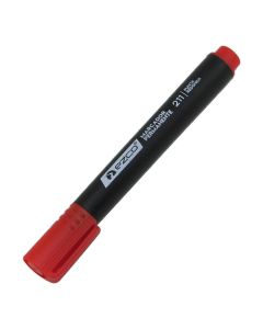 Marcador permanente rojo 211 punta redonda