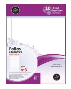 Folios N°3 x10 unidades