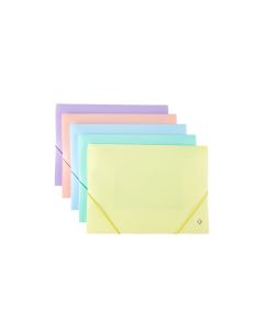 Carpeta 3 solapas oficio colores pastel 'Varios modelos'