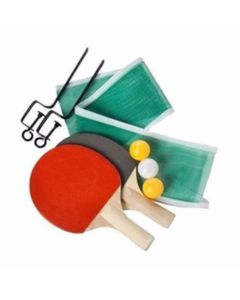 Kit paletas de Ping Pong + pelotitas y red desmontable