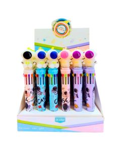 Boligrafo retractil x10 astronauta