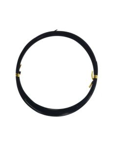 Alambre de Aluminio Negro 1mm x 5 mts