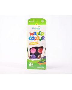 Acuarelas x12 unidades