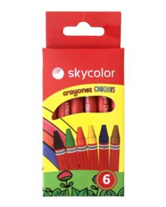 Crayones chiquis x6 unidades