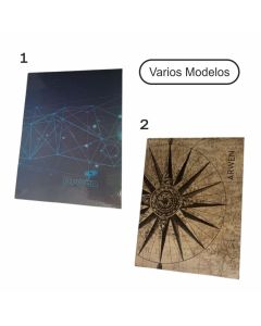 Carpeta A4 con Repuesto Rayado x120 Hojas Man 'Varios Modelos'