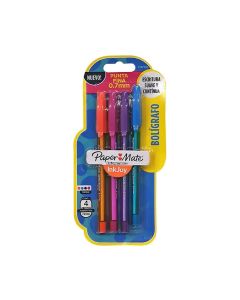 Boligrafo Kilometrico Ink-Joy  x4 unidades