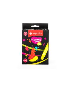 Temperas solidas Fluo x6