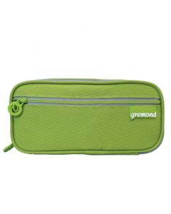 Cartuchera triple cierre verde manzana